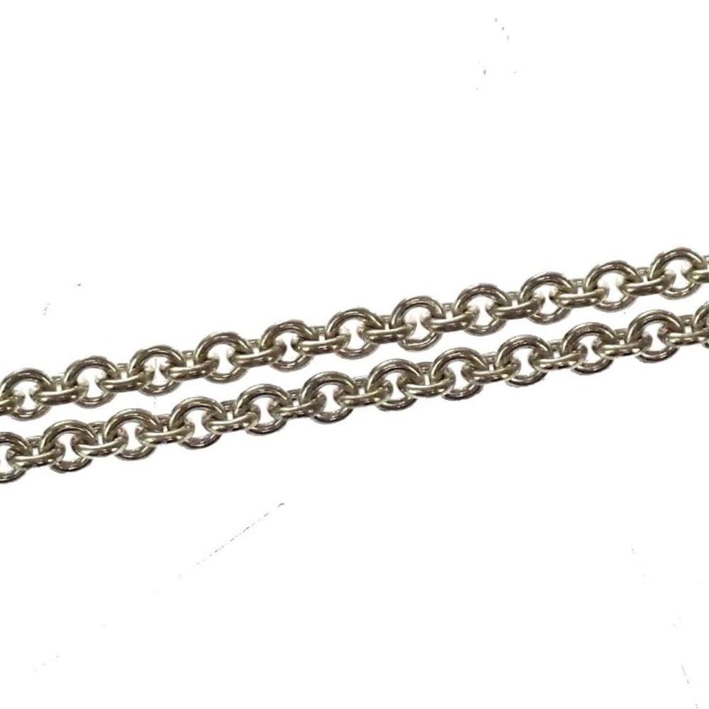 Authentic Vintage Tiffany & Co. Atlas Cube Chain Necklace Pendant - Picture 5 of 9